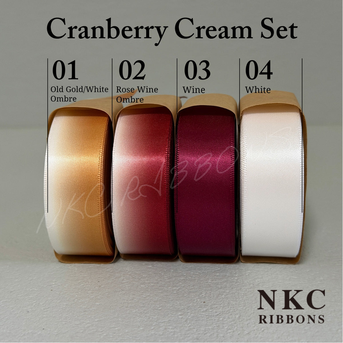 Cranberry Cream Set