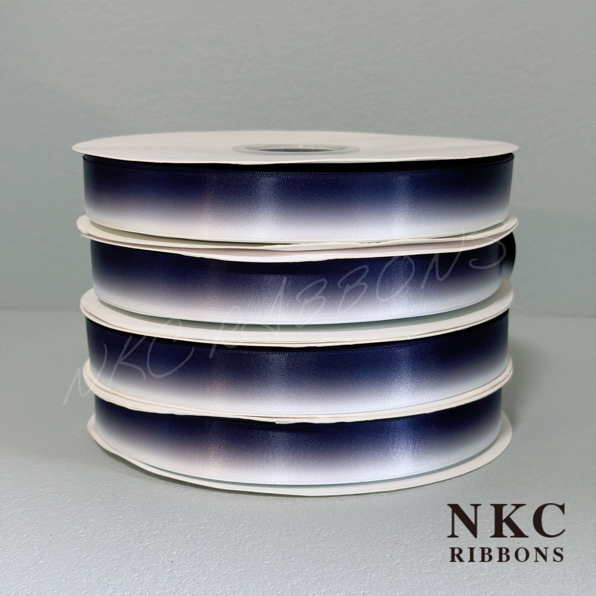 Navy/White Ombre