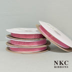 【5/8 Organza Corsage Ribbon】Coral Iridescent