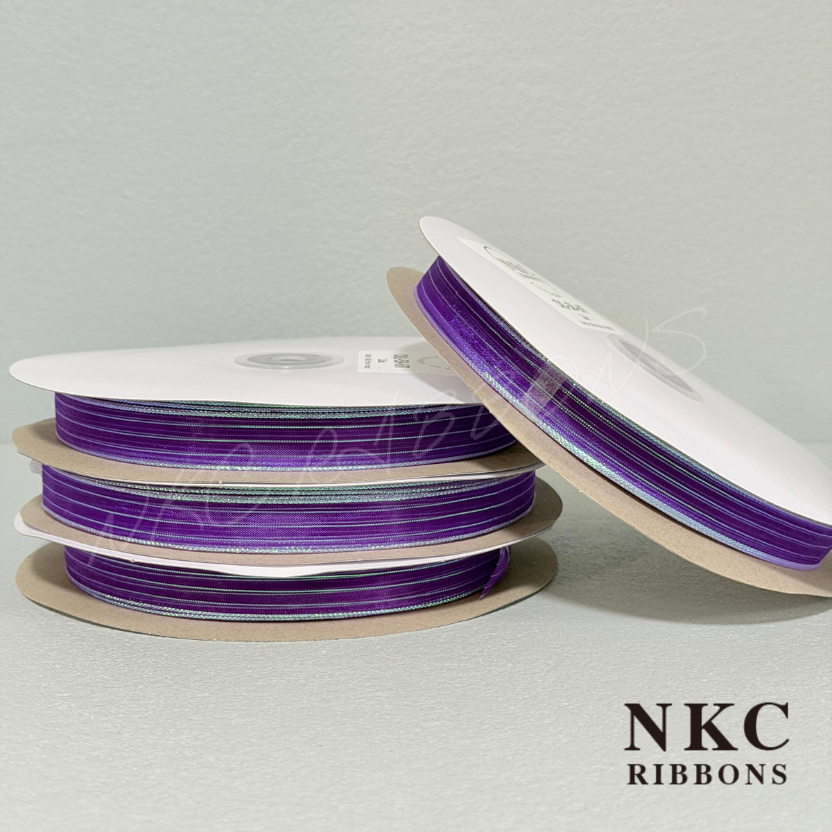 【5/8 Organza Corsage Ribbon】Lilac Iridescent