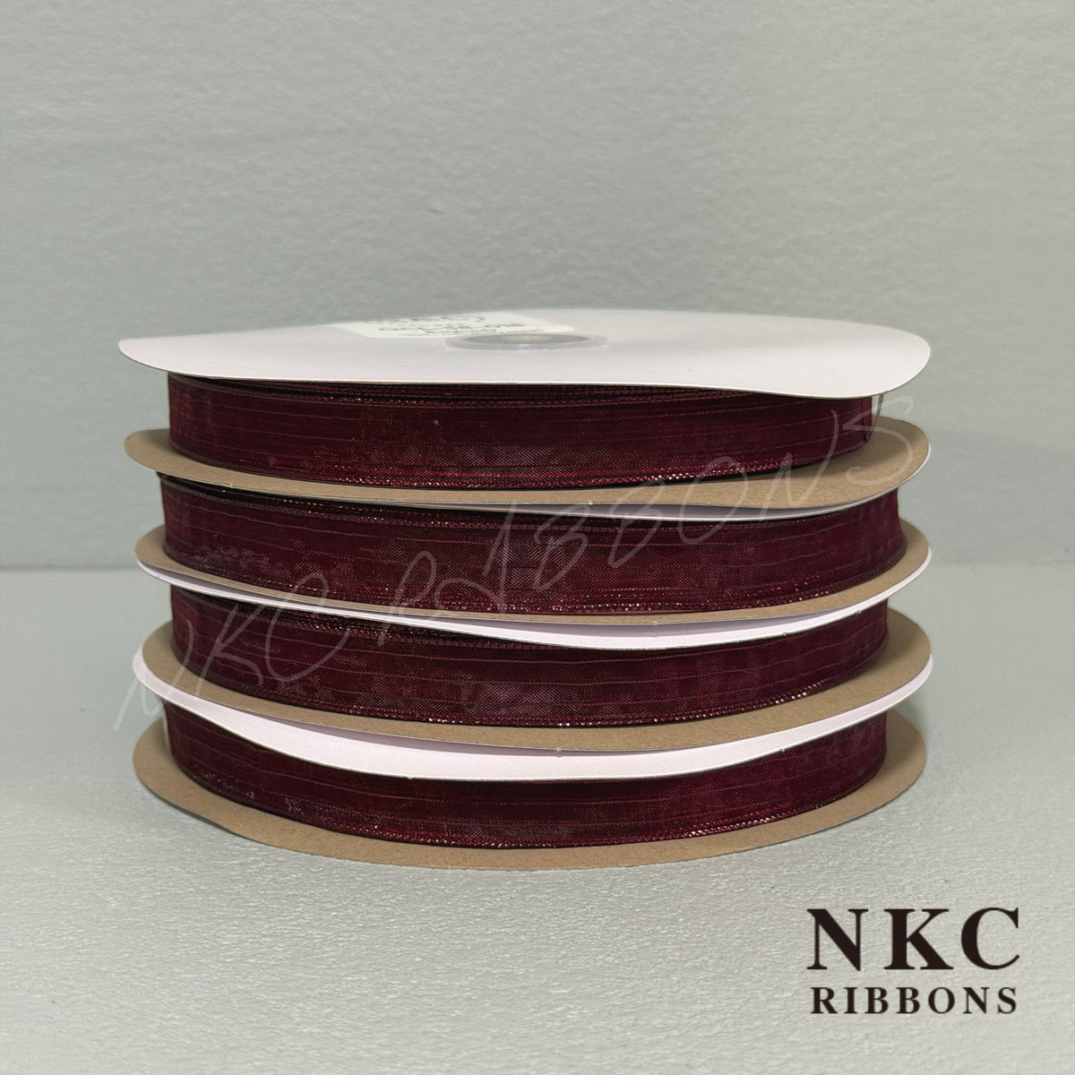 Burgundy Metallic Edge