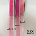 【5/8 Organza Corsage Ribbon】Cyclamen Iridescent