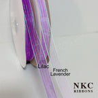 【5/8 Organza Corsage Ribbon】Lilac Iridescent